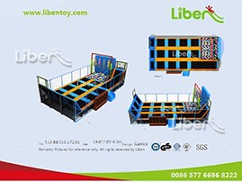 Kids Trampoline Park Bulider