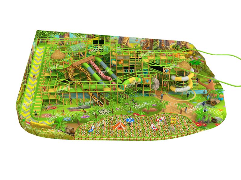 New Design Indoor Playground Equipment Jungle Theme